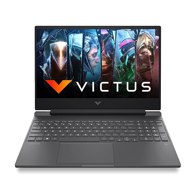 HP Victus Gaming15-fa1276TX 13th Gen.Corei7/16GB/512GB/8GB nVidia RTX 4060 Graphics/15.6" FHD 144Hz/W11/Backlit KBD/Mica Silver