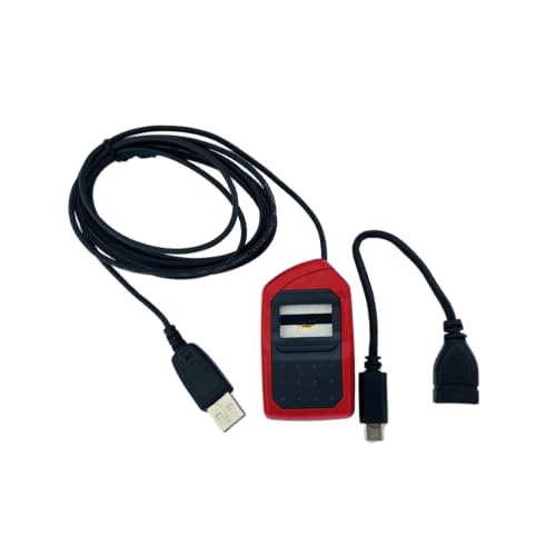 Morpho MSO 1300 E3 RD L1 Fingerprint Biometric Scanner | 1 Year RD Service Registration | Updated High Secured Technology | Easy to Carry Device | Aadhaar Authentication | Radium Box