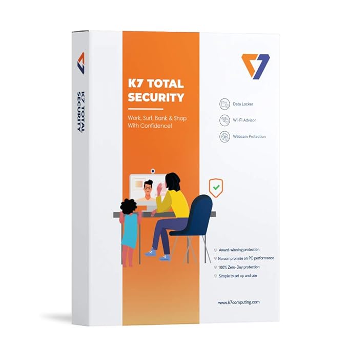 K7 internet security - 3 PC, 1 Year Activation