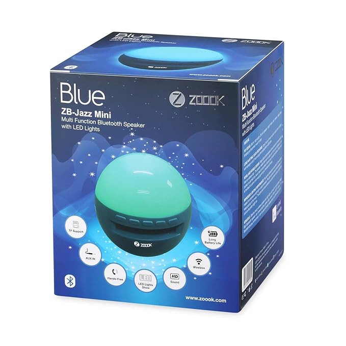 Zoook ZB-Jazz Mini Bluetooth Speaker (Black)