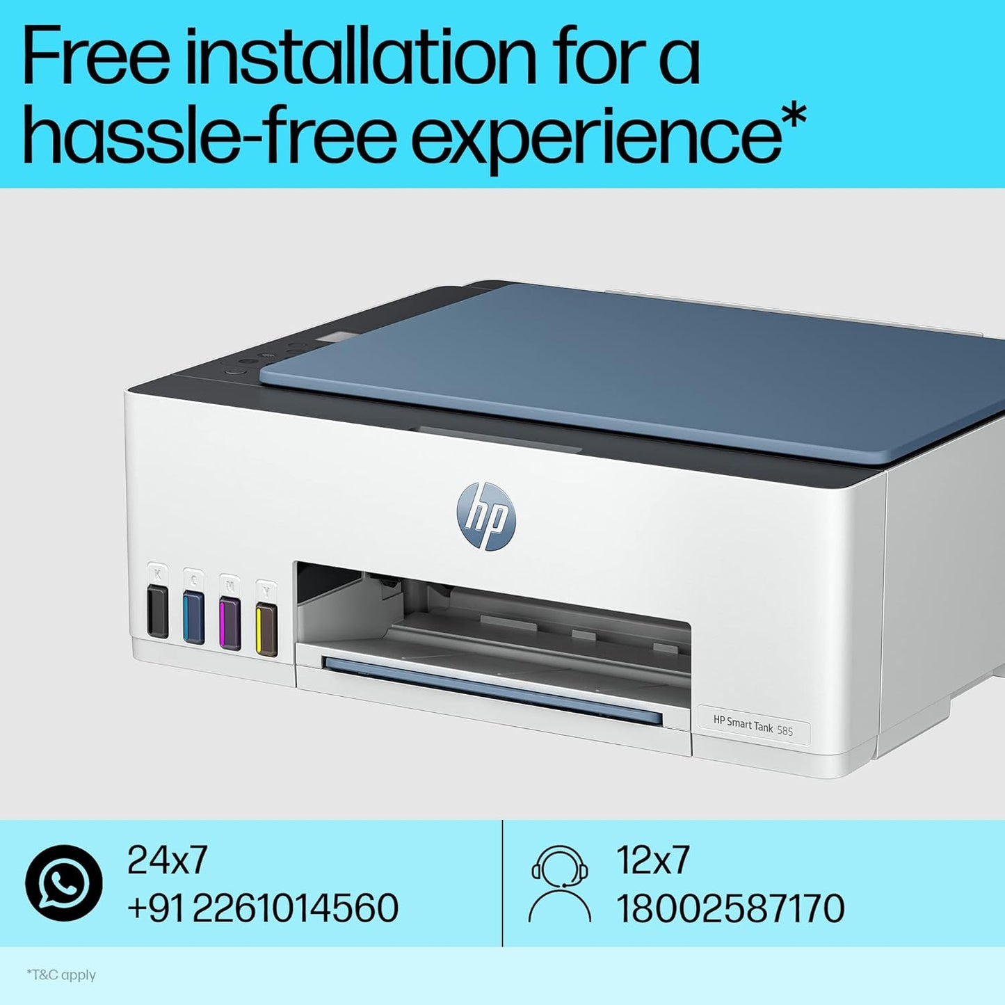 HP Smart Tank 525 All-in-One Multi-function Color Ink Tank Printer