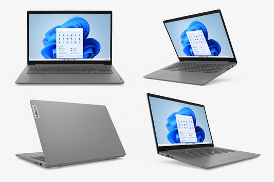 Lenovo Slim 1 –  (82R400XSIN) Ryzen 5 5500U / 8GB RAM / 512GB SSD / 15.6" FHD / Windows 11 + MS Office / Cloud Grey