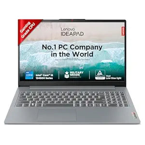 Lenovo IdeaPad Slim3-83EM0023IN 13th Gen.Core i5-13420H/16GB/512GB SSD/15.6"FHD IPS 300 Nits/Alex/W11+MSO/Arctic Grey