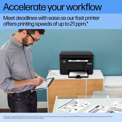 HP Laserjet M126NW Wireless Multi Function Mono Printer With Network