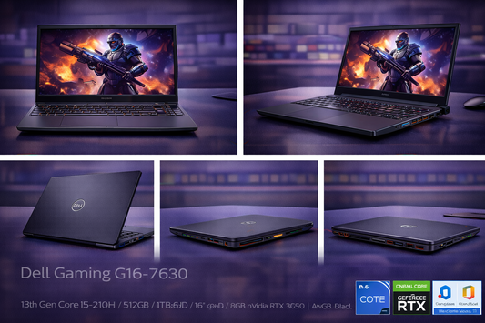 Dell Gaming G16-7630 – 13th Gen Core i7-13650HX • 32GB RAM • 1TB SSD • RTX 4060 8GB • 16" QHD • Backlit Keyboard • Windows 11 + MS Office – Dark Shadow Gray