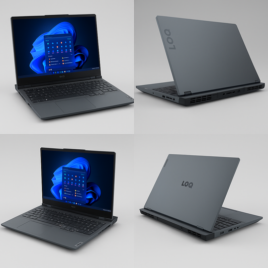 Lenovo LOQ Gaming 83LK009VIN – 12th Gen Intel Core i5-12450HX / 16GB RAM / 512GB SSD / NVIDIA GeForce RTX 3050A 4GB / 15.6" FHD / Backlit Keyboard / Windows 11 + MS Office 2024 / Luna Grey