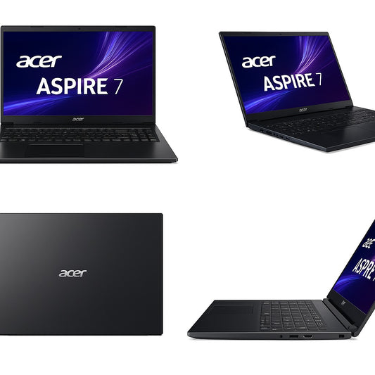 Acer Aspire 7 A715-79G – 13th Gen i5 / 16GB RAM / 512GB SSD / RTX 3050 6GB / 15.6" FHD / Backlit Keyboard / Metal Body / Windows 11 / Flame Black