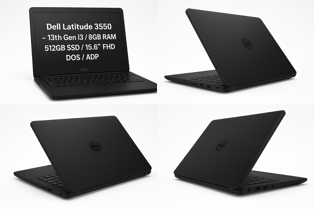 Dell Latitude 3550 – 13th Gen i3 / 8GB RAM / 512GB SSD / 15.6" FHD / DOS / ADP