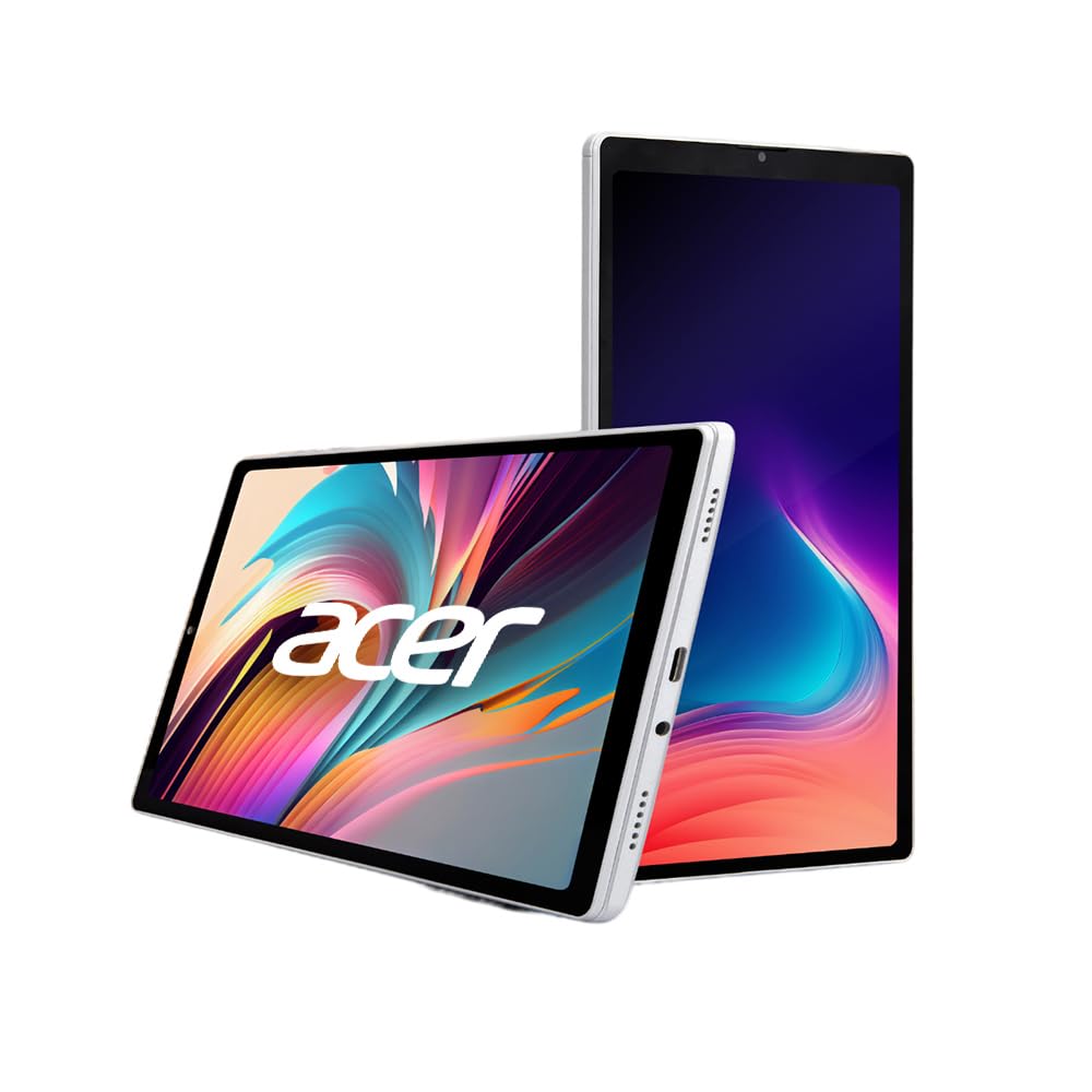 Acer Tab T9-422L with OCTA CORE (MTK8768) Processor/3GB RAM/32GB ROM/8.7" HD IPS Panel Display/8MP Rear Camera,2 MP Front/ Slim Metal Body, Wi-Fi + 4G LTE(Calling)/Android 13 (with Cover Free)/Silver