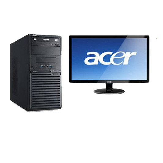 Acer Veriton M200-H610  12th Gen.Corei5/ 8GB/512GB/21.5" LED/DOS/ 3 Years Warranty