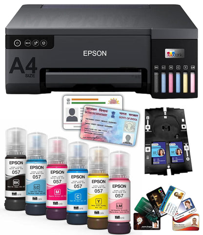 Epson EcoTank L8050 A4 Wi-Fi 6 Color All-in-One Ink Tank Printer With 3D Printer|(With Epson Ink)|Pvc Card Print