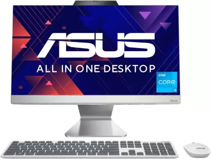 ASUS AiO A3 Series All in One Desktop, 12th Gen.Corei3/8GB DDR4/512GB SSD/W11/21.5 Inch Screen/White/A3202WBA-WPB002W